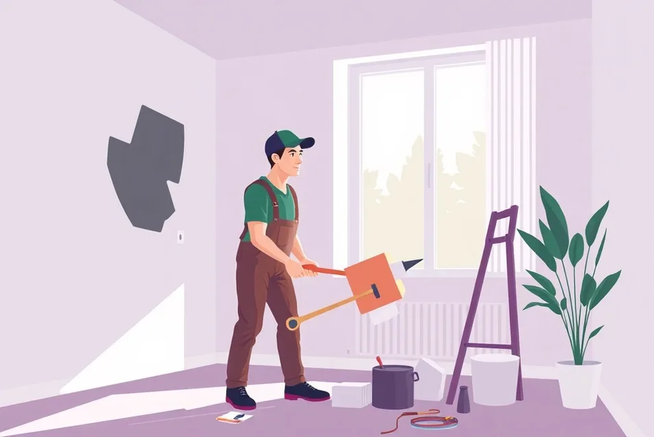 Intérieur rénové après travaux de peinture à Boulazac Isle Manoire